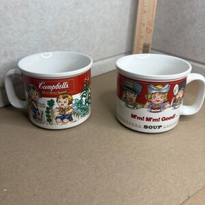 Vintage Campbell's Soup Mug Set 1993 Westwood Mm Mm Good Coffee Cups